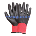 Nitrile Coating, Fully, Micro-Foam Finish, 13 Gauge Polyester Liner Safety Gloves